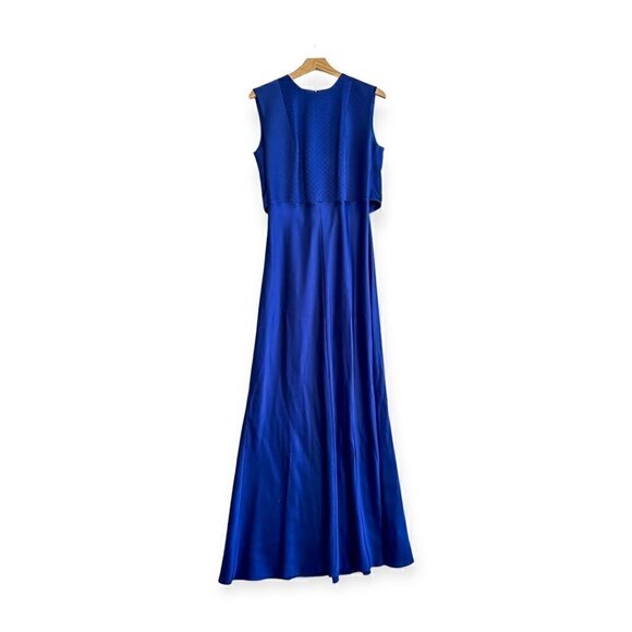 Hugo Boss Blue Dacosa GC Maxi Dress, Size 42 EU, Cobalt Blue, NWT - Picture 16 of 16